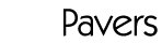 pavers
