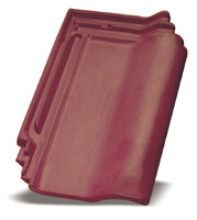 maroon roof tile