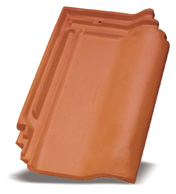 natural red roof tile